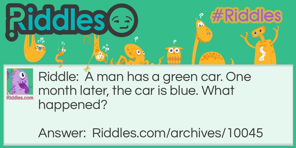 The Car Riddle Meme.