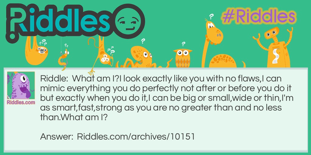 What am I? Riddle Meme.