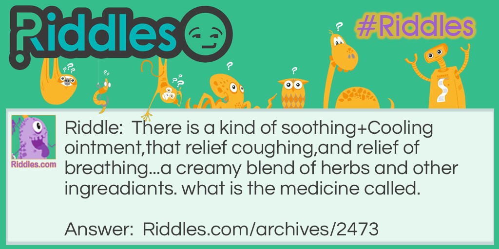 Medicine Riddles