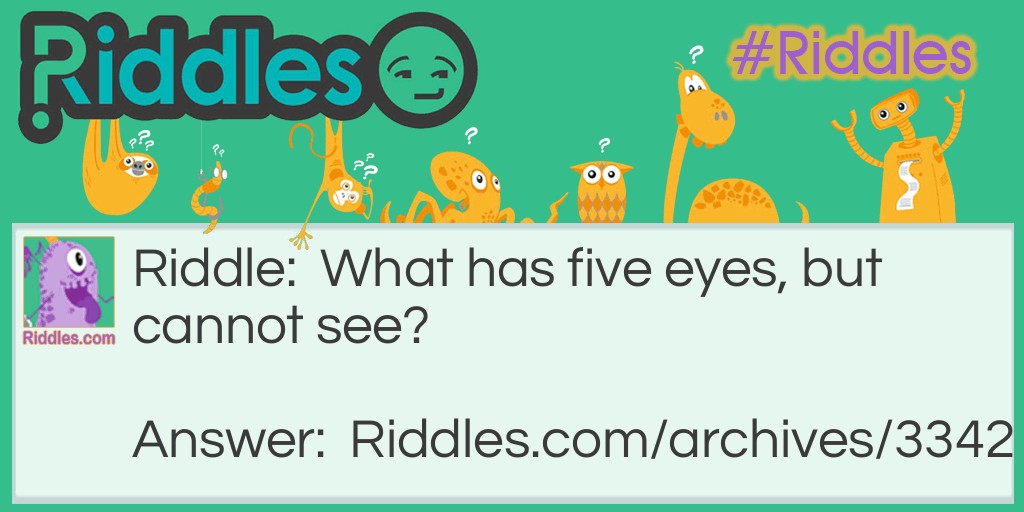 The eye Riddle Meme.