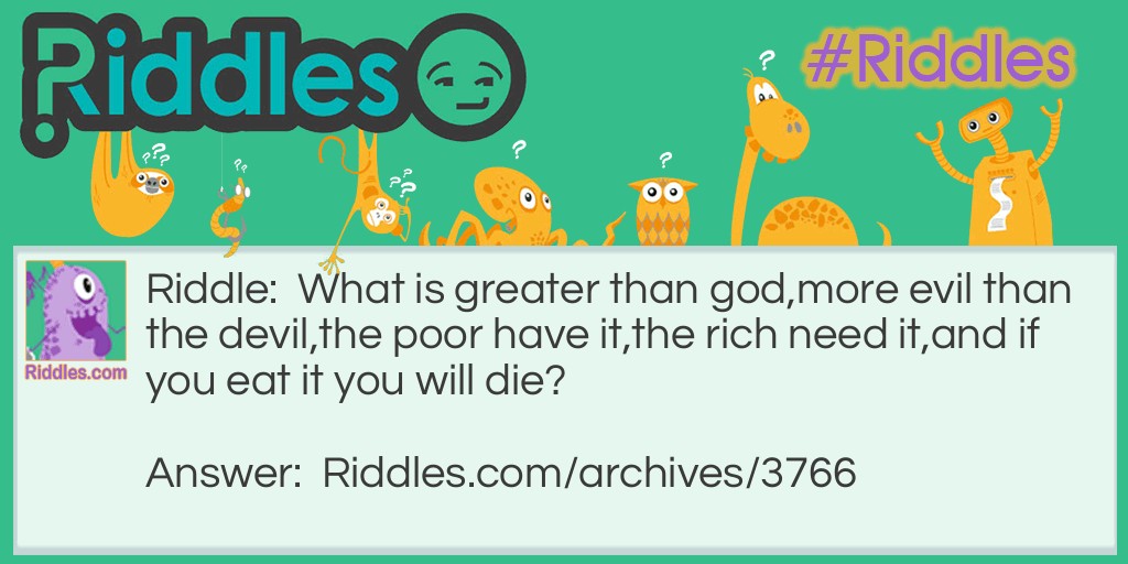 What is? Riddle Meme.