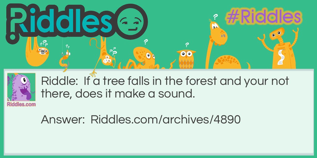 Tree Riddle Meme.