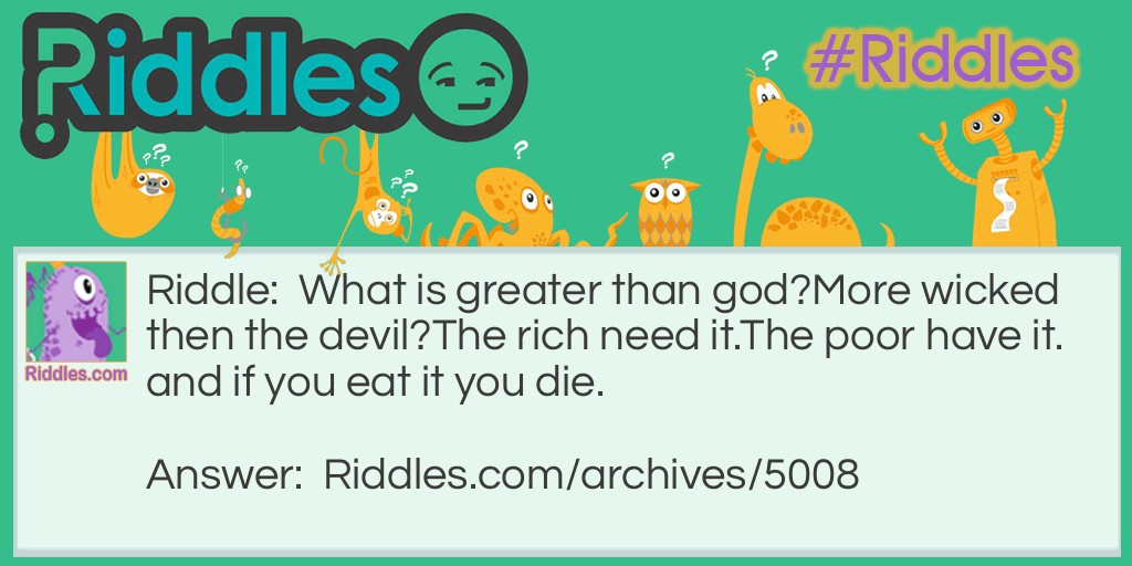 A thinking riddle Riddle Meme.