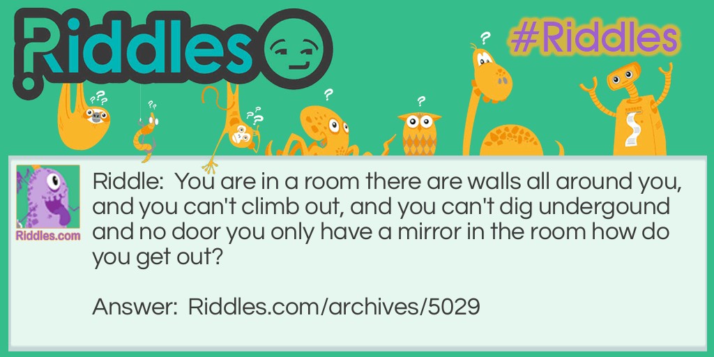 A special room Riddle Meme.