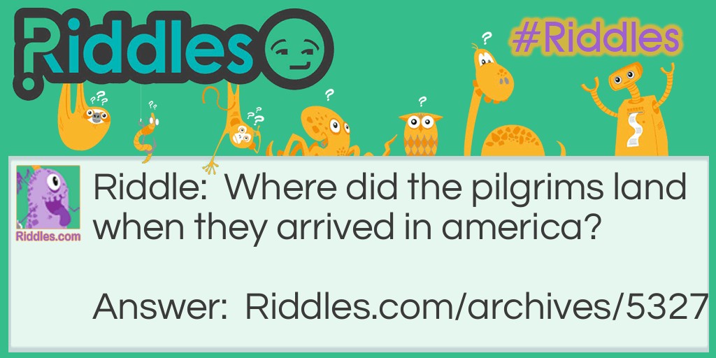 Pilgrims Riddle Meme.