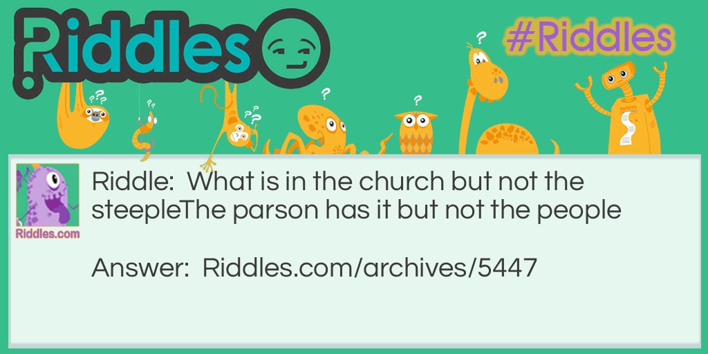 What is it Riddle Meme.