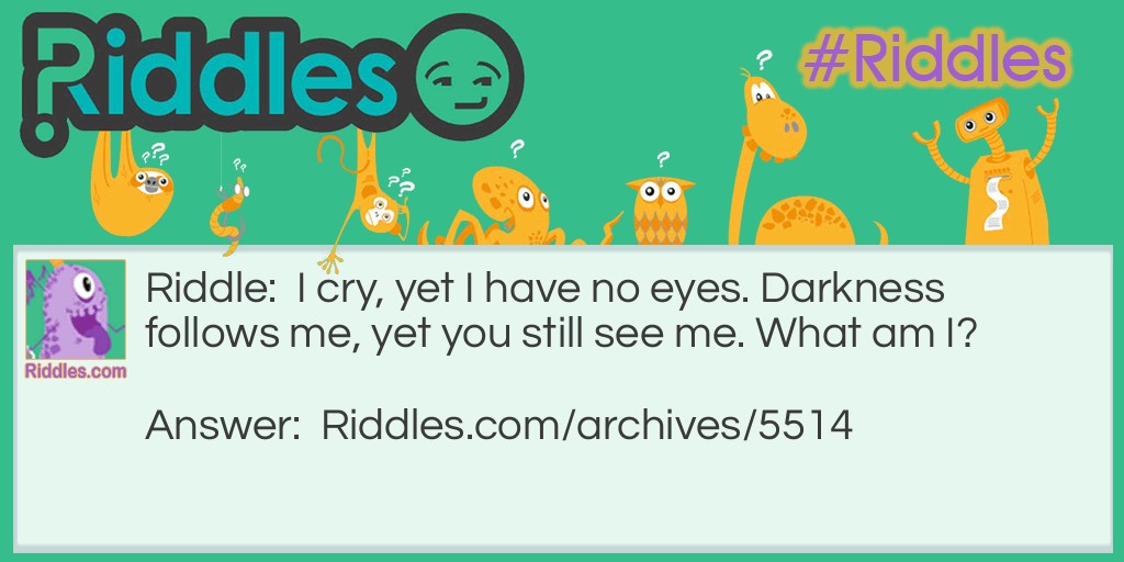 Darkness Riddle Meme.