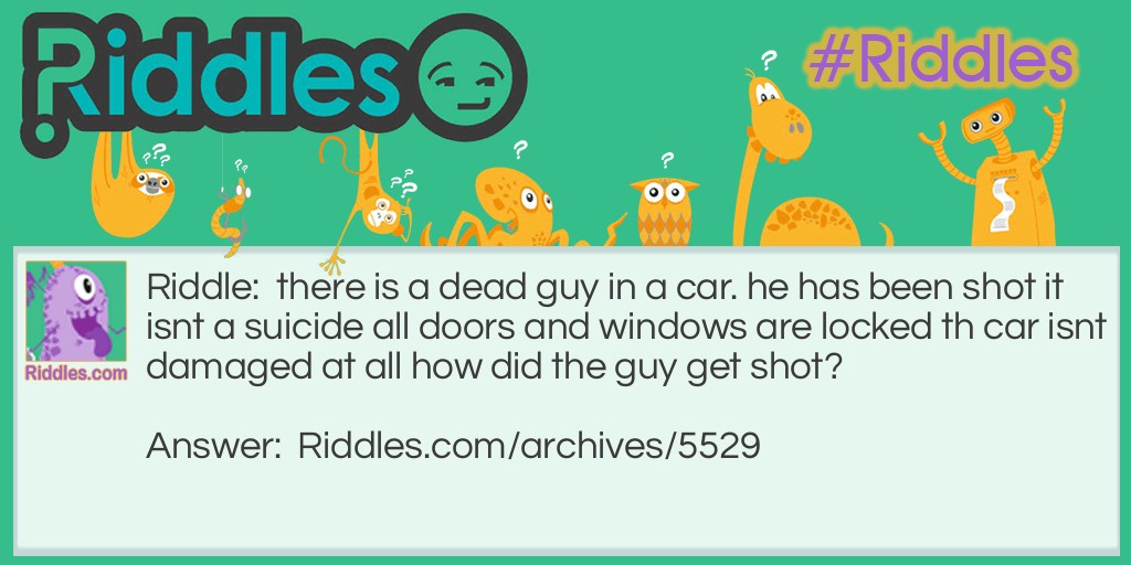 dead man Riddle Meme.