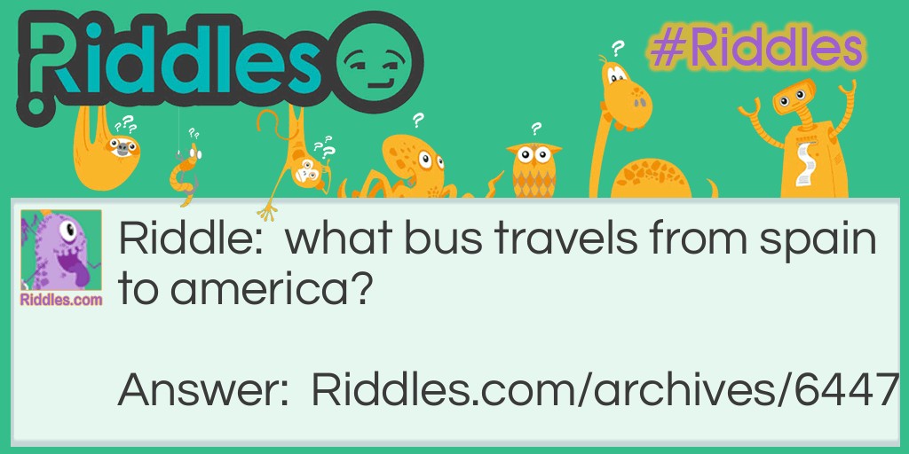 bus Riddle Meme.