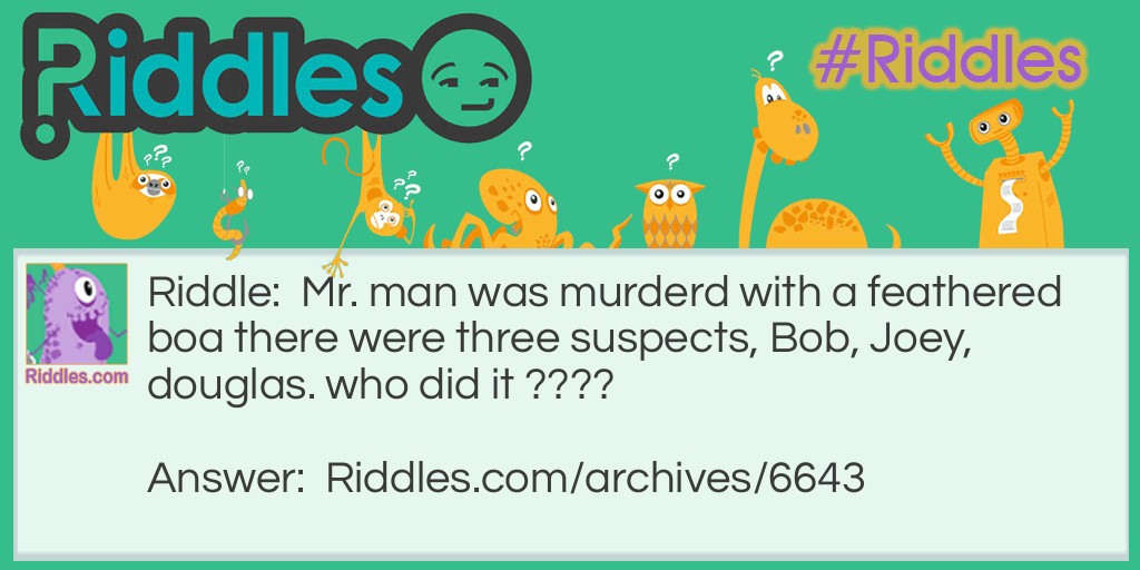 Mr Man Riddle Meme.