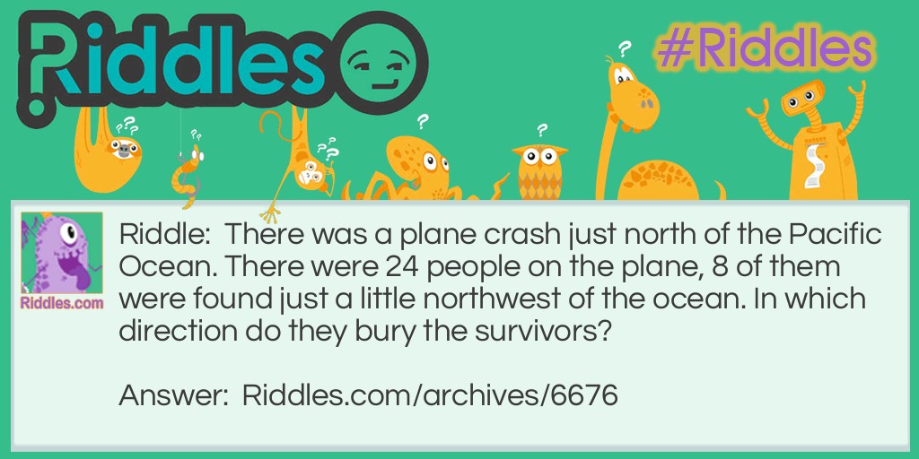 Plane Crash Riddle Meme.