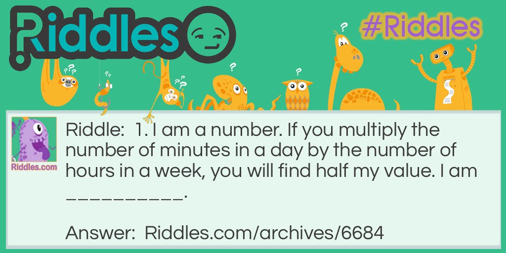 NUMBERS Riddle Meme.