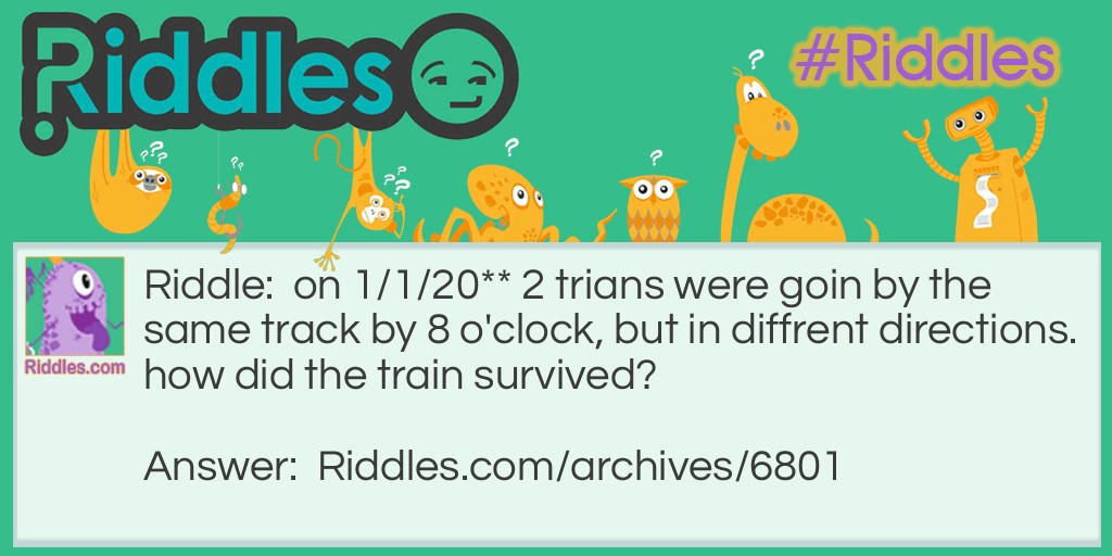 2 train Riddle Meme.