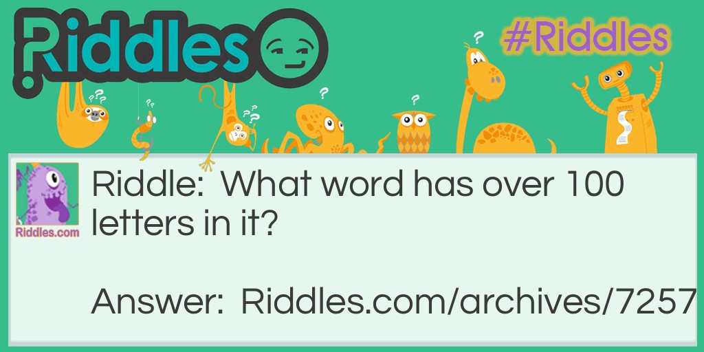 What word Riddle Meme.