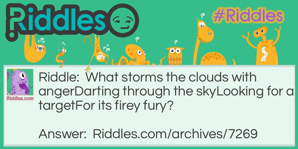 In the clouds Riddle Meme.