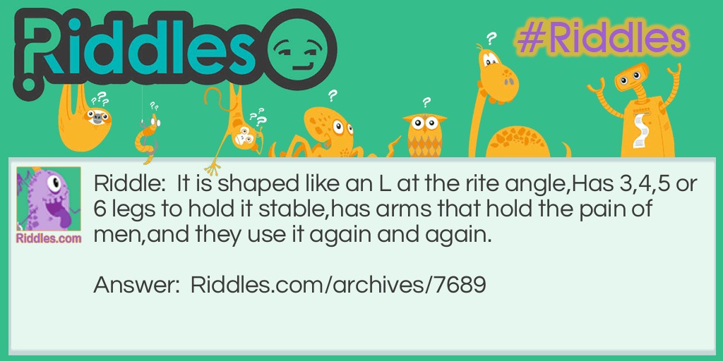 At the Rite Angle Riddle Meme.