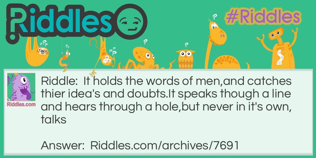 Words of Men Riddle Meme.