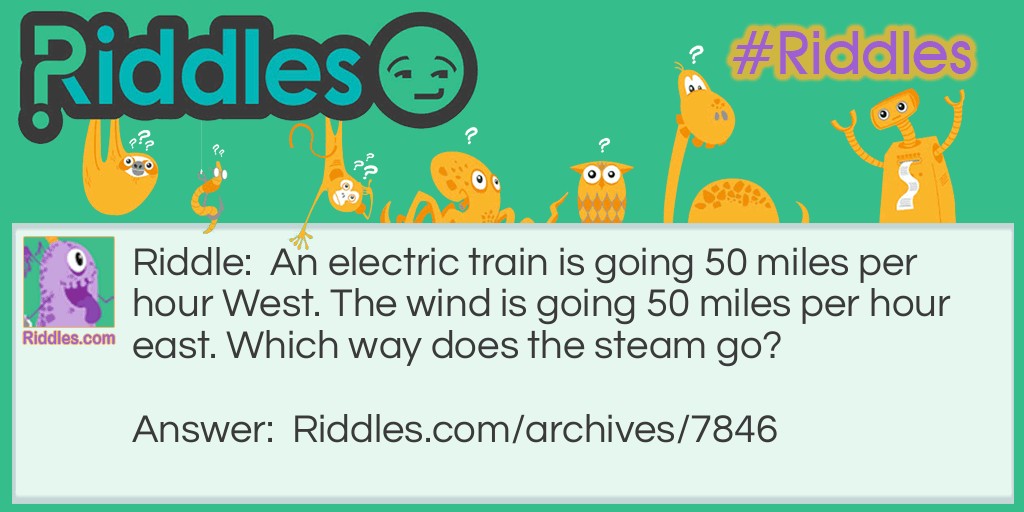 Train Riddle Meme.