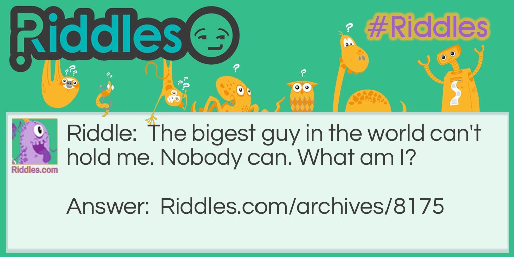 What am I? Riddle Meme.