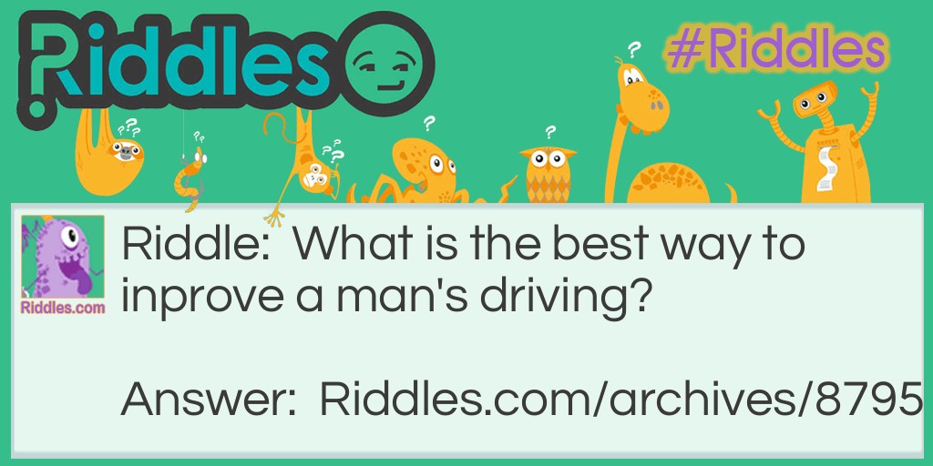 Driving Riddle Meme.