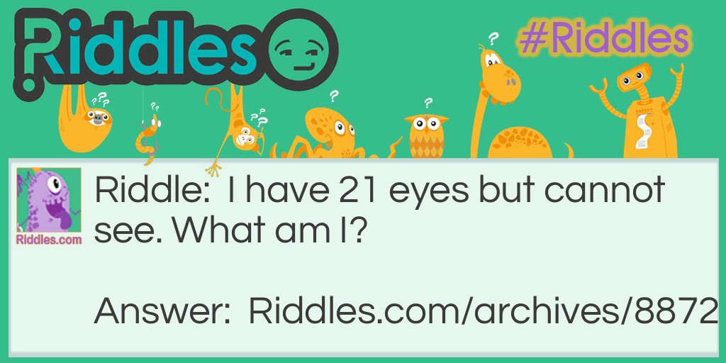 21 Eyes Riddle Meme.