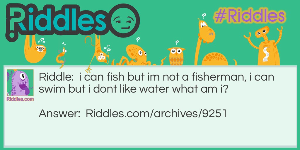 fishing Riddle Meme.