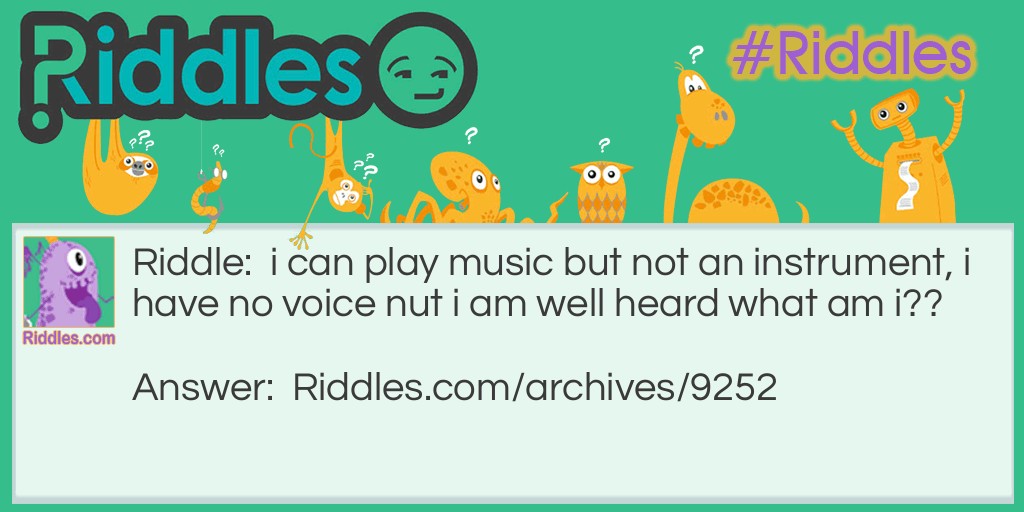 music Riddle Meme.