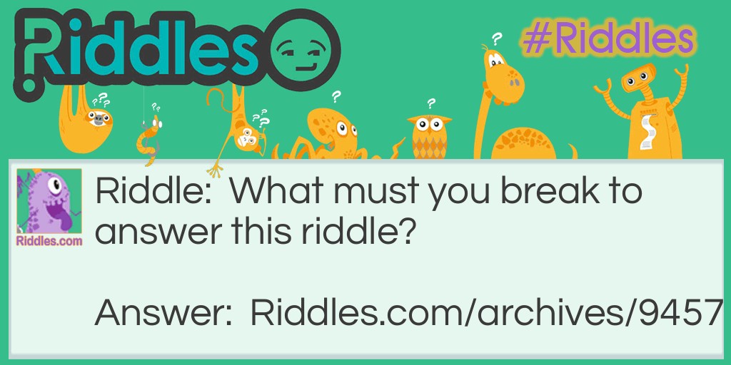 Broken Answers Riddle Meme.