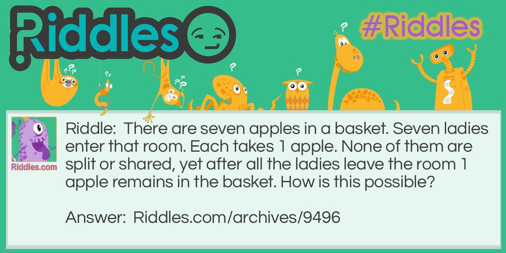 Apples Riddle Meme.