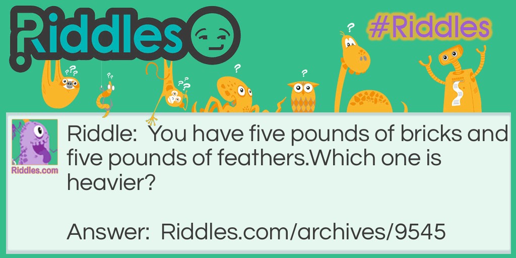 Five Pounds Riddle Meme.