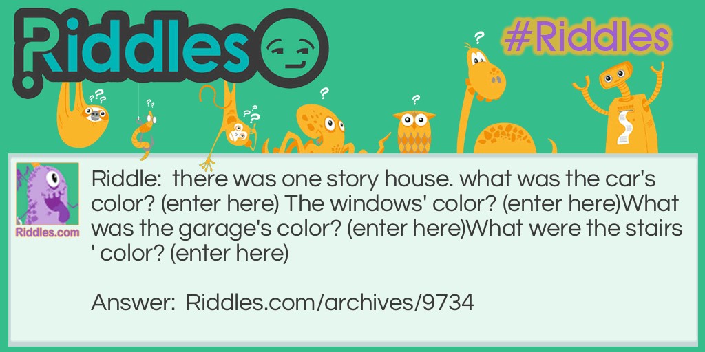 a house Riddle Meme.