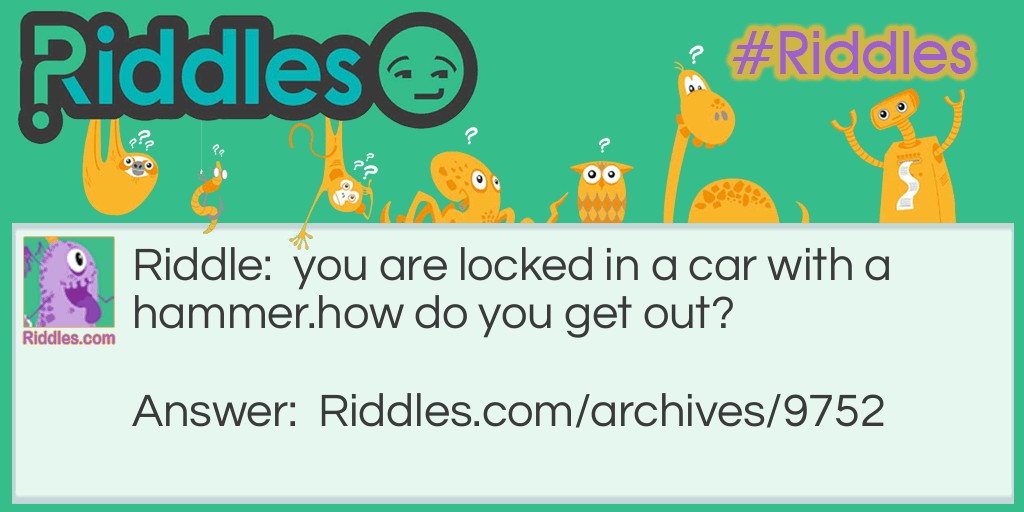 locked! Riddle Meme.