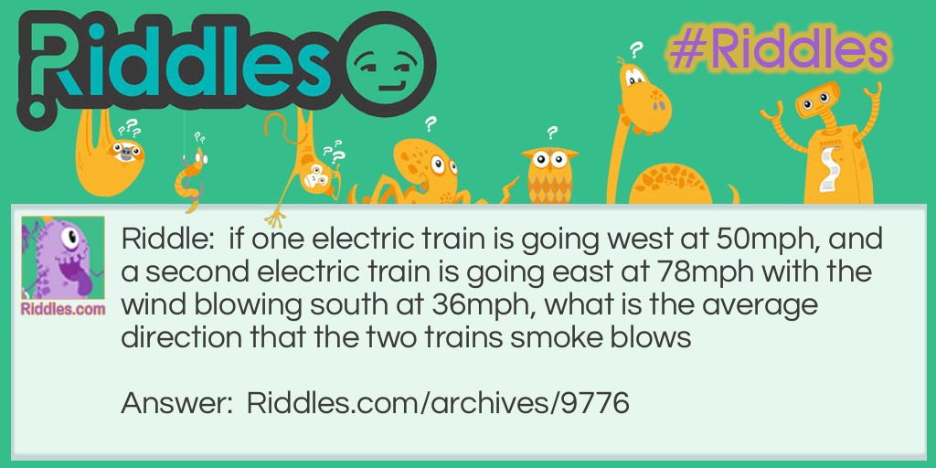 trains Riddle Meme.