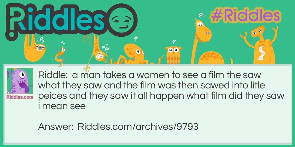 man/women Riddle Meme.