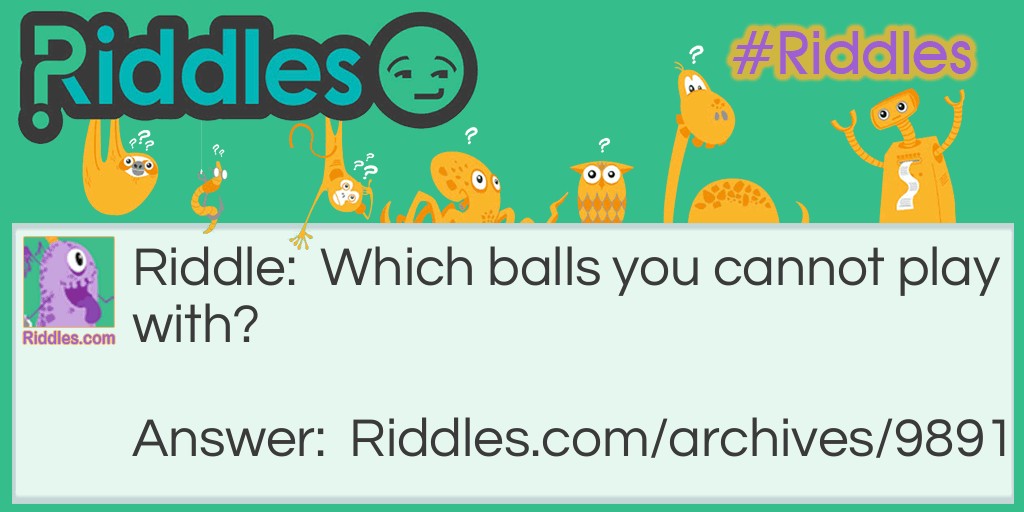 Balls Riddle Meme.