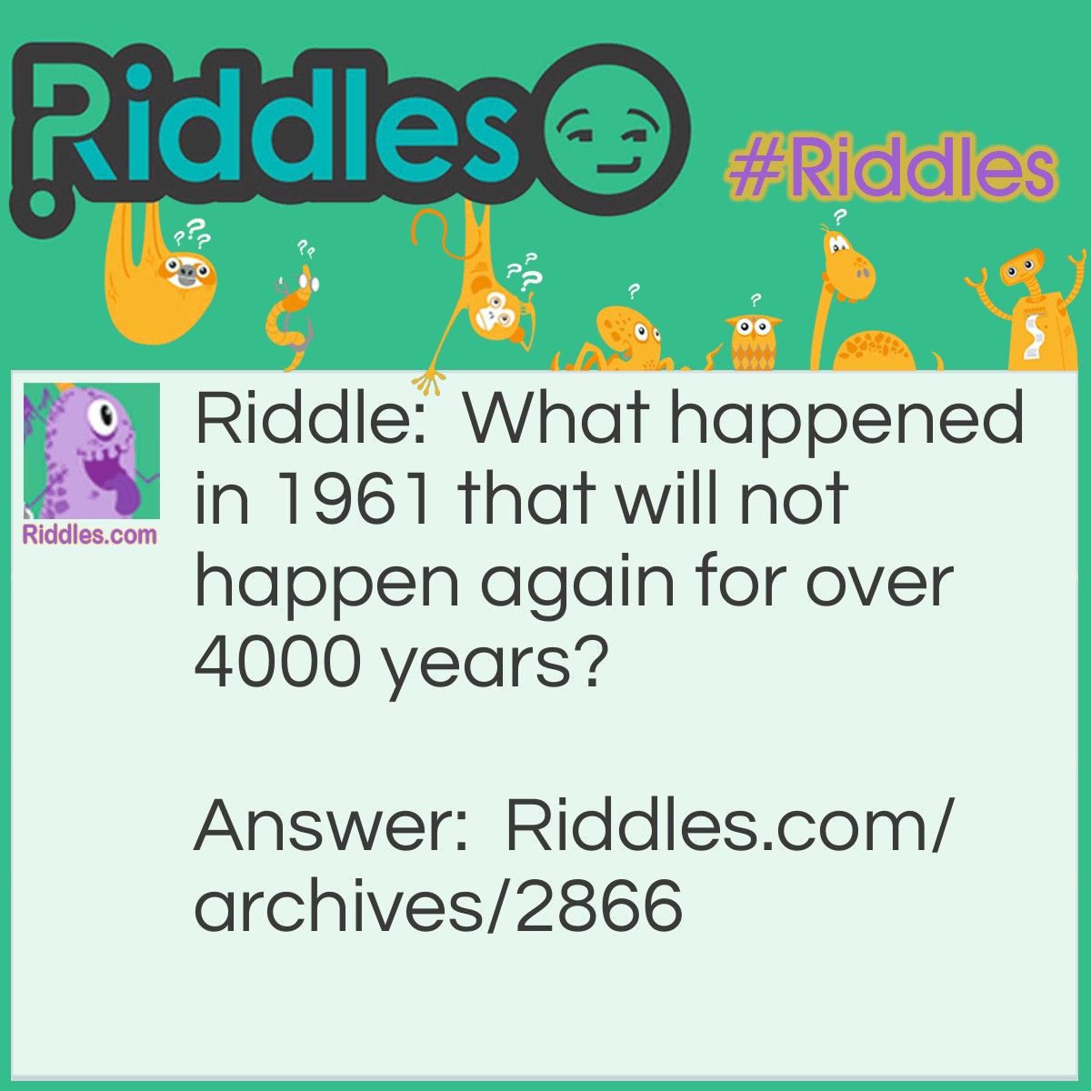 The Year 1961 - Riddles.com