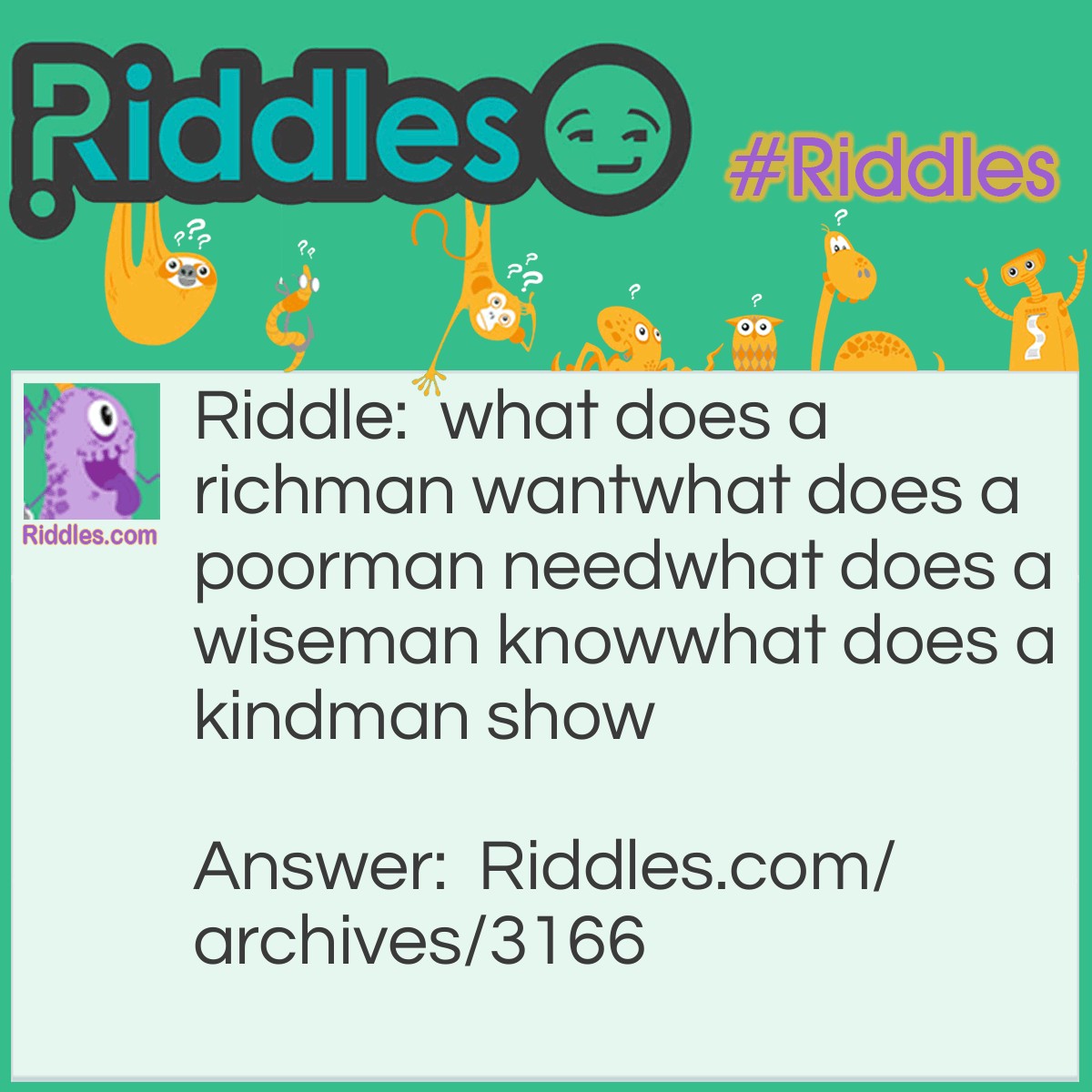 WHAT YOU NEEDETC - Riddles.com