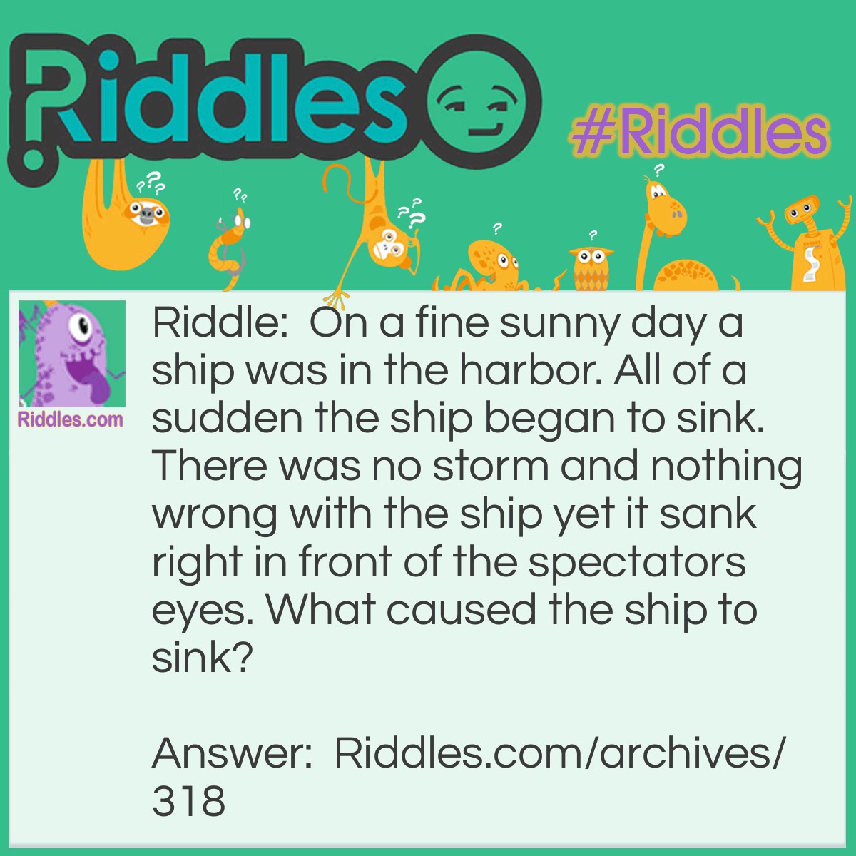 sinking yacht riddle