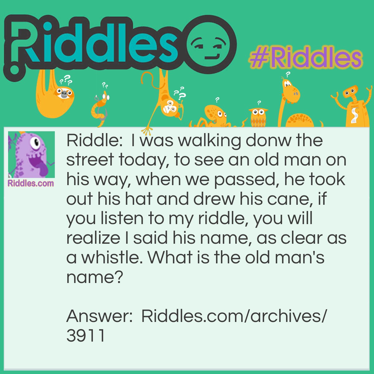 Who Killed The Man Riddle