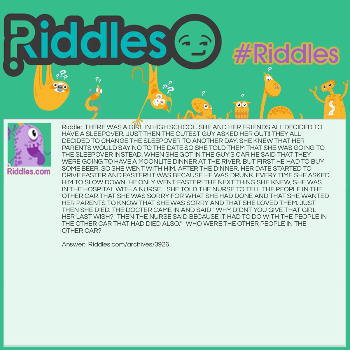 THE SAD STORY - Riddles.com