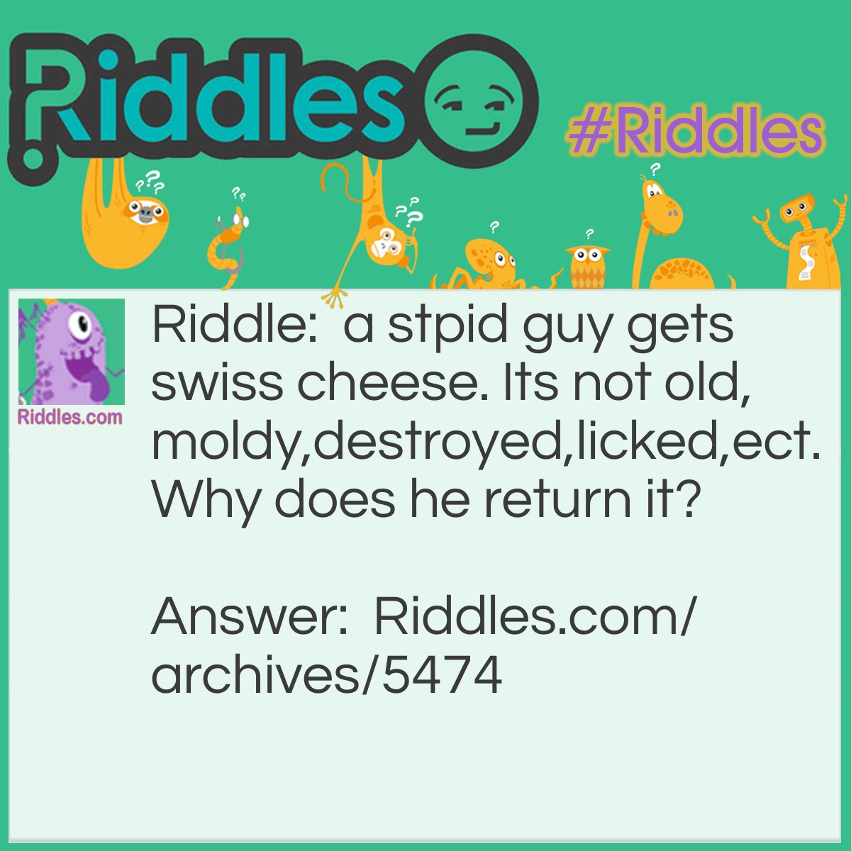 Cheese - Riddles.com