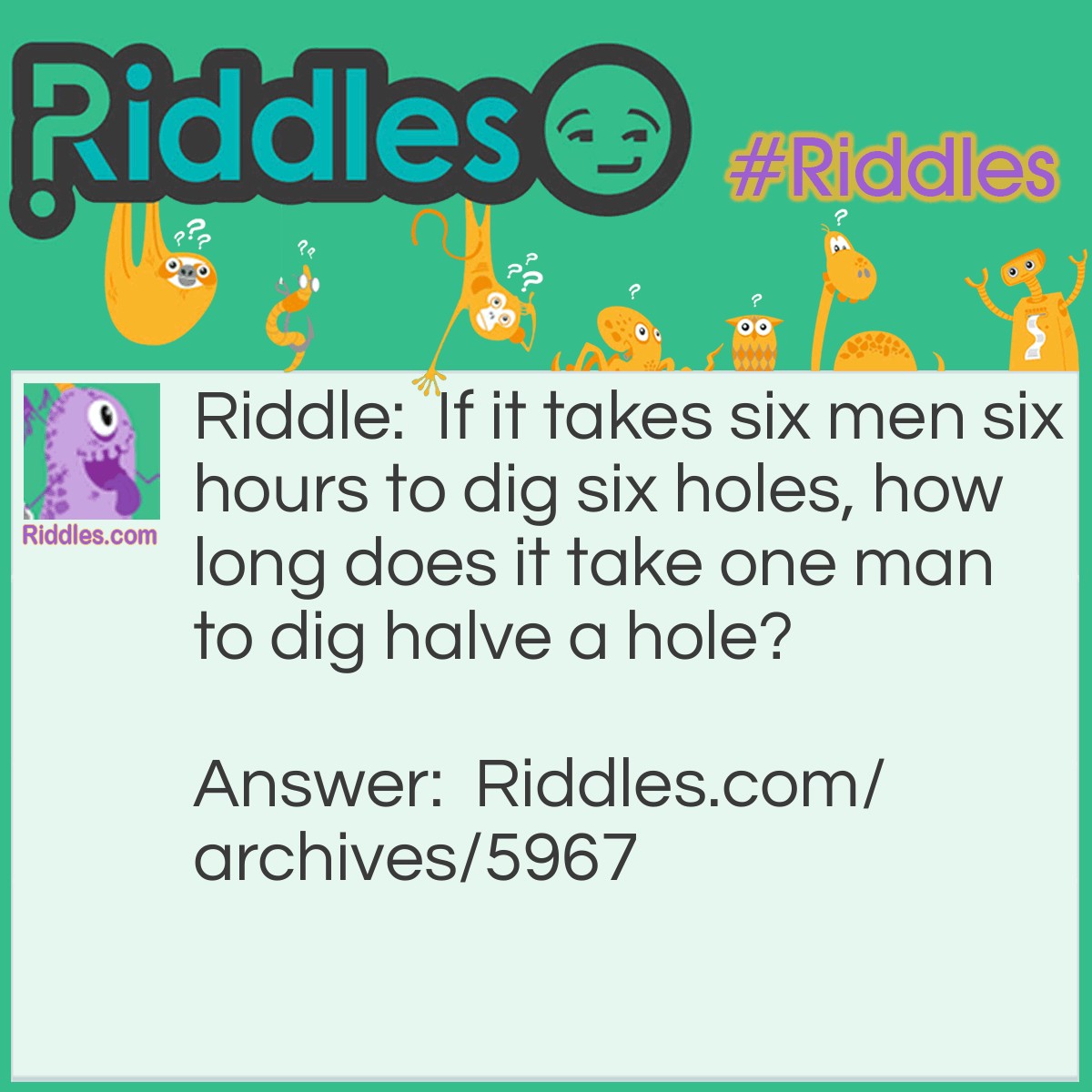 Digging Holes - Riddles.com