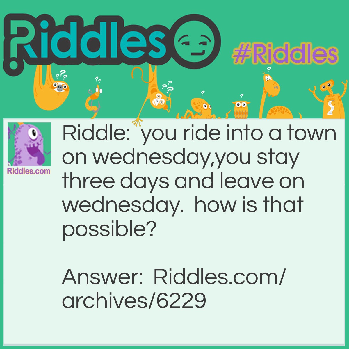 Wednesday - Riddles.com