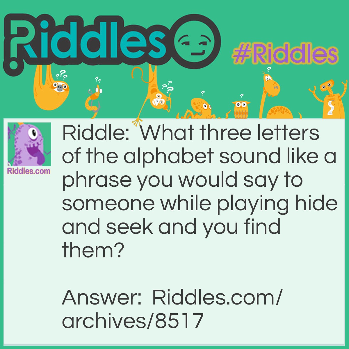 Alphabet Riddle Riddles