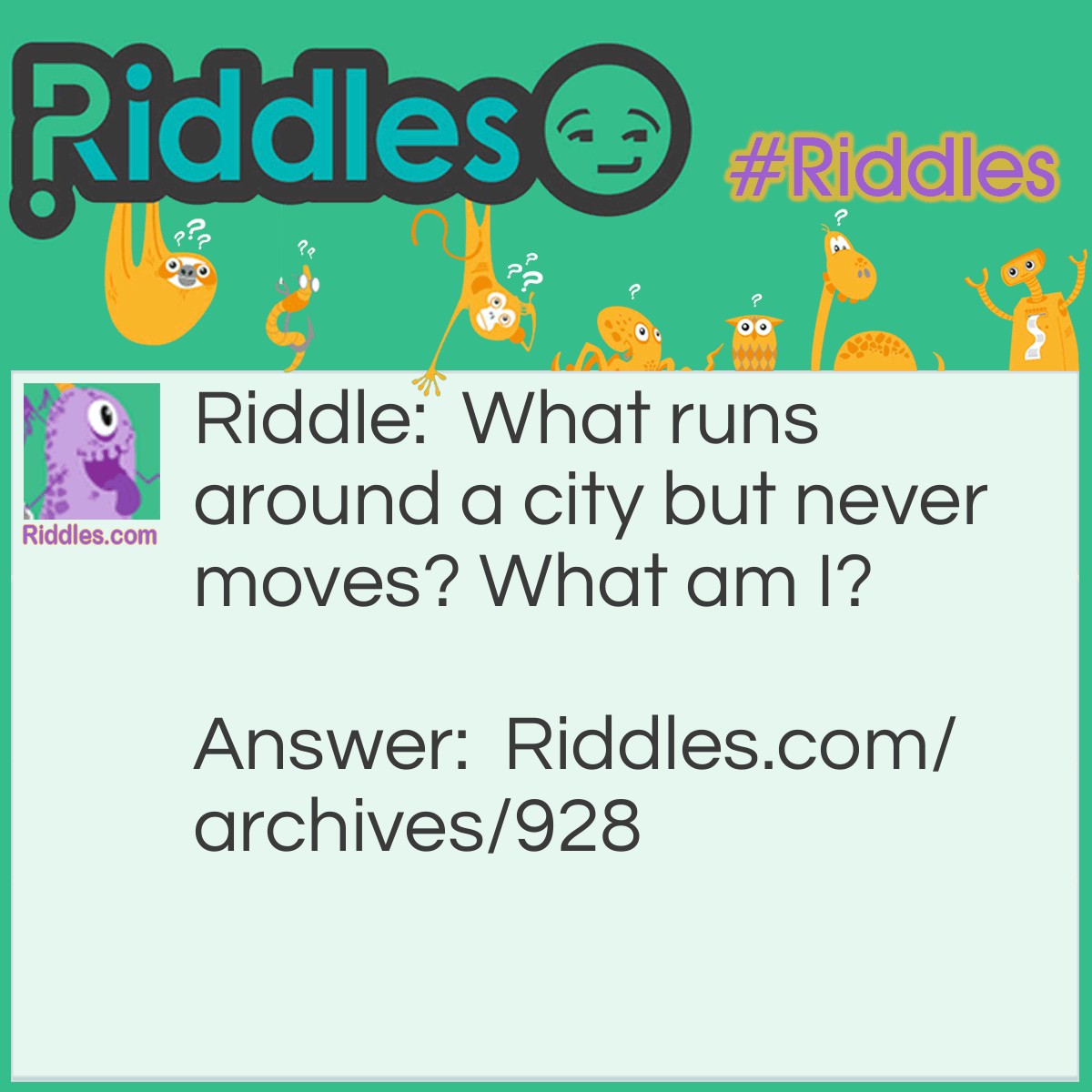 Runs Around City - Riddles.com