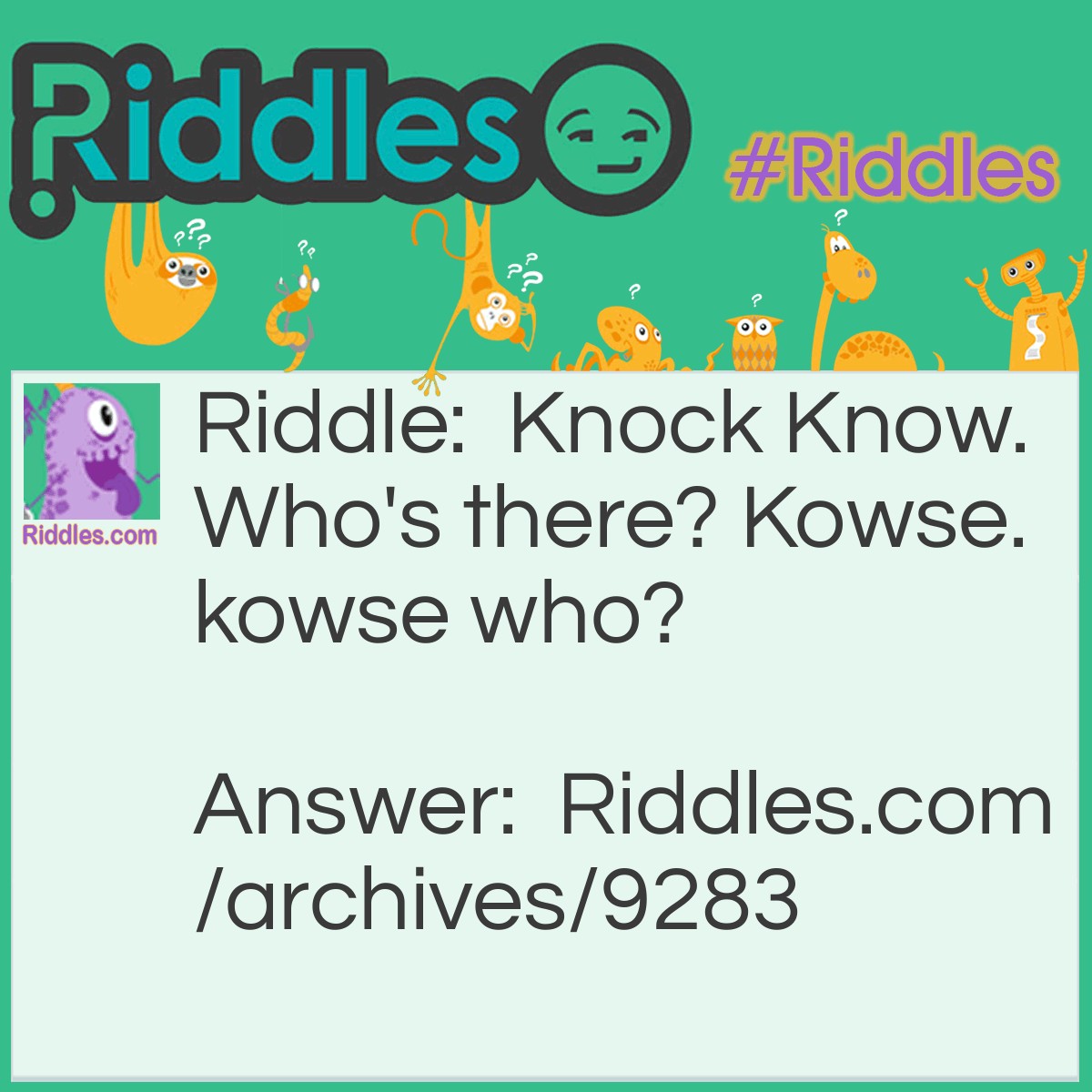 Knock Knock Jokes! - Riddles.com