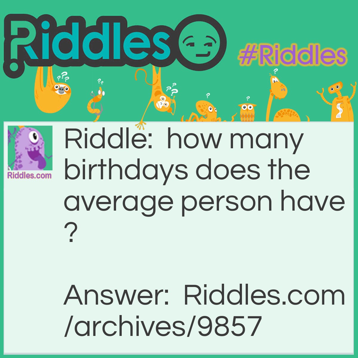 Birthday - Riddles.com