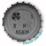 Lucky Beer Bottle Cap #3b series 1 Riddles.com/caps