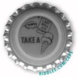 Lucky Beer Bottle Cap #7 series 1 Riddles.com/caps