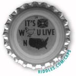 Lucky Beer Bottle Cap #14 series 1 Riddles.com/caps